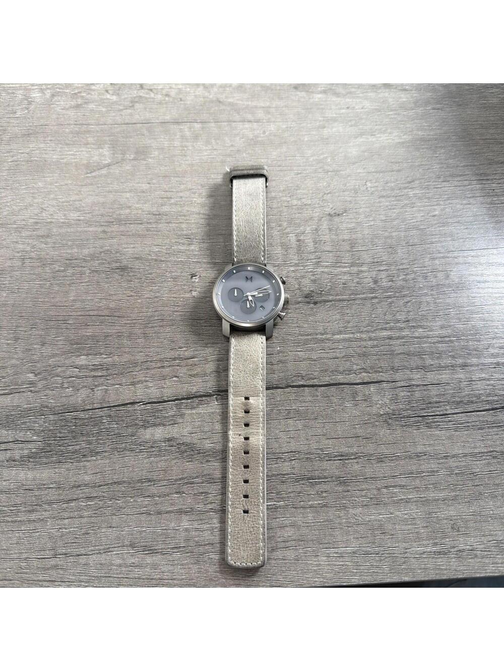 MVMT Chrono 40MM Gunmetal Grey With Grey Strap